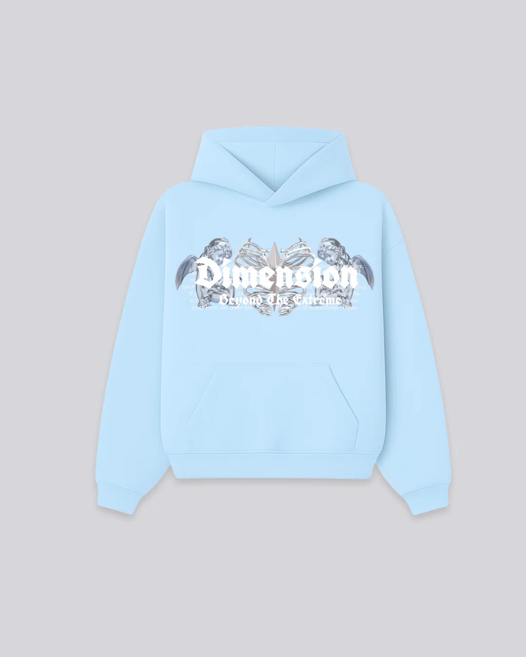 Sweat à capuche Fit Ice Blue