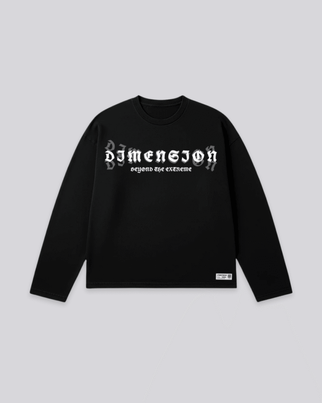 Tee-shirt Long Sleeve Oversize Dimension